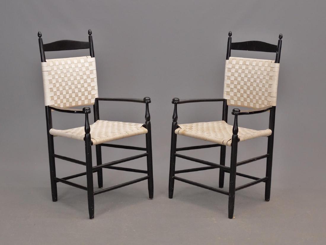 Pair Shaker Style Armchairs (1 of 5)