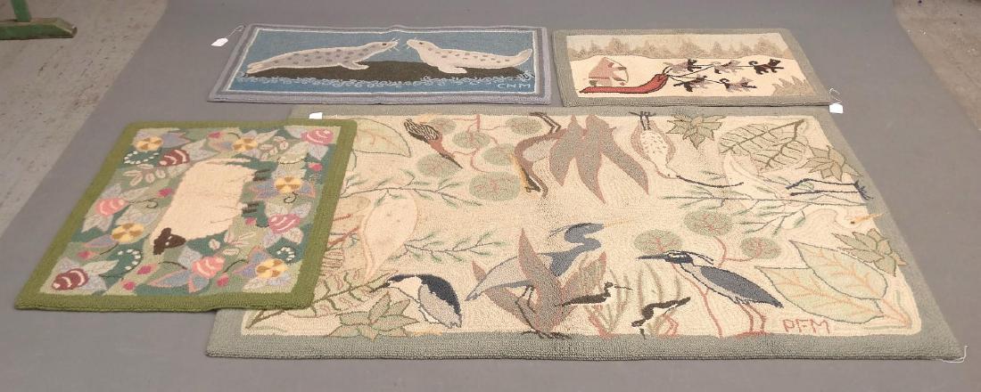Hooked Rug Lot (1 of 8)