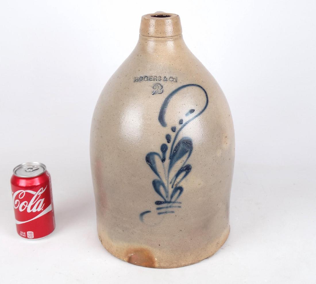 19th c. Stoneware Jug (1 of 7)