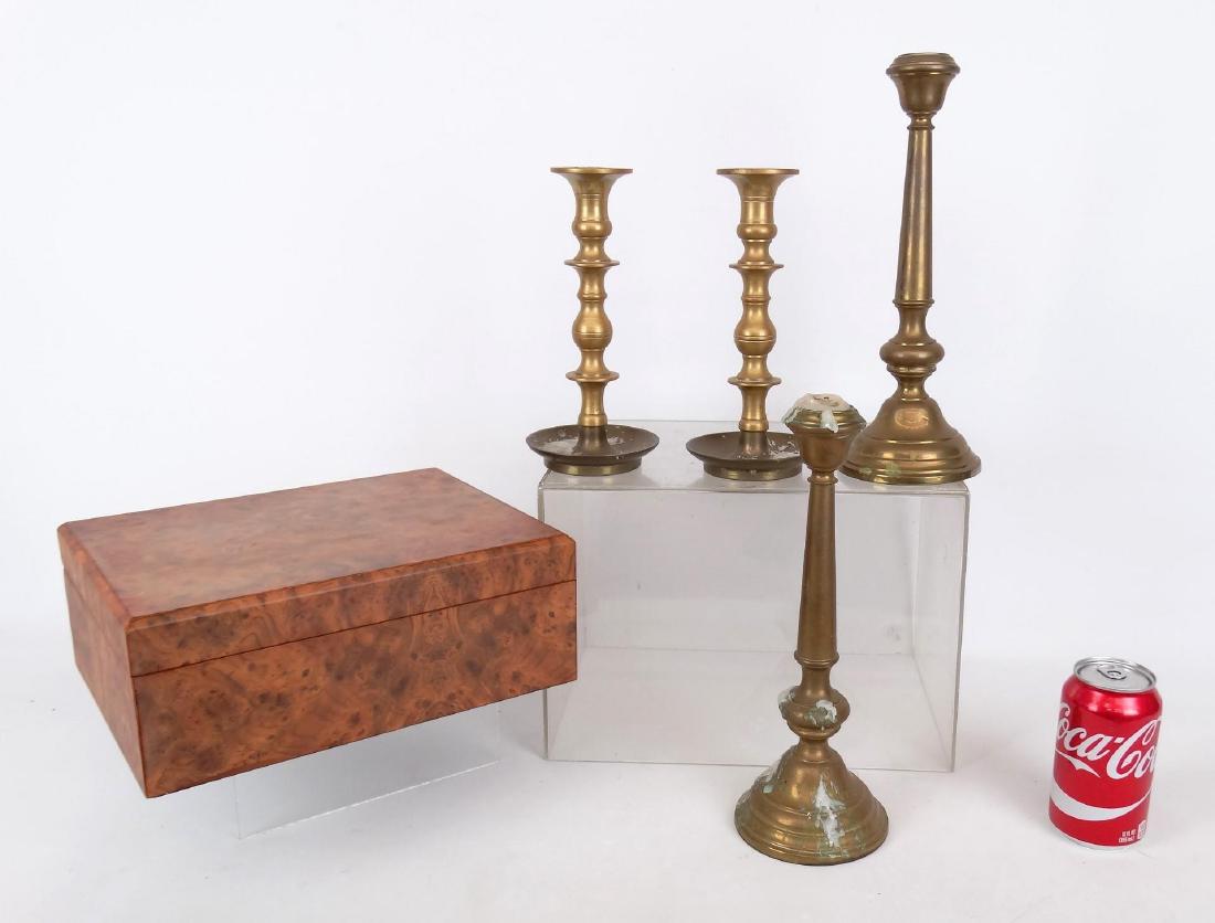 Candlestick & Humidor Lot (1 of 5)