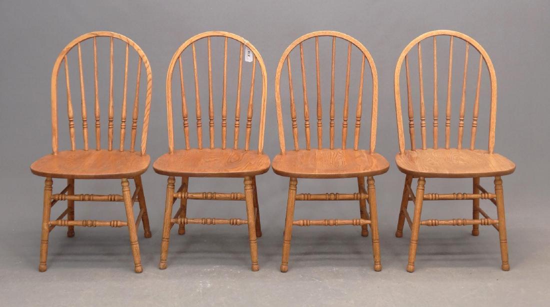 Set Of (4) Windsor Chairs (1 of 4)