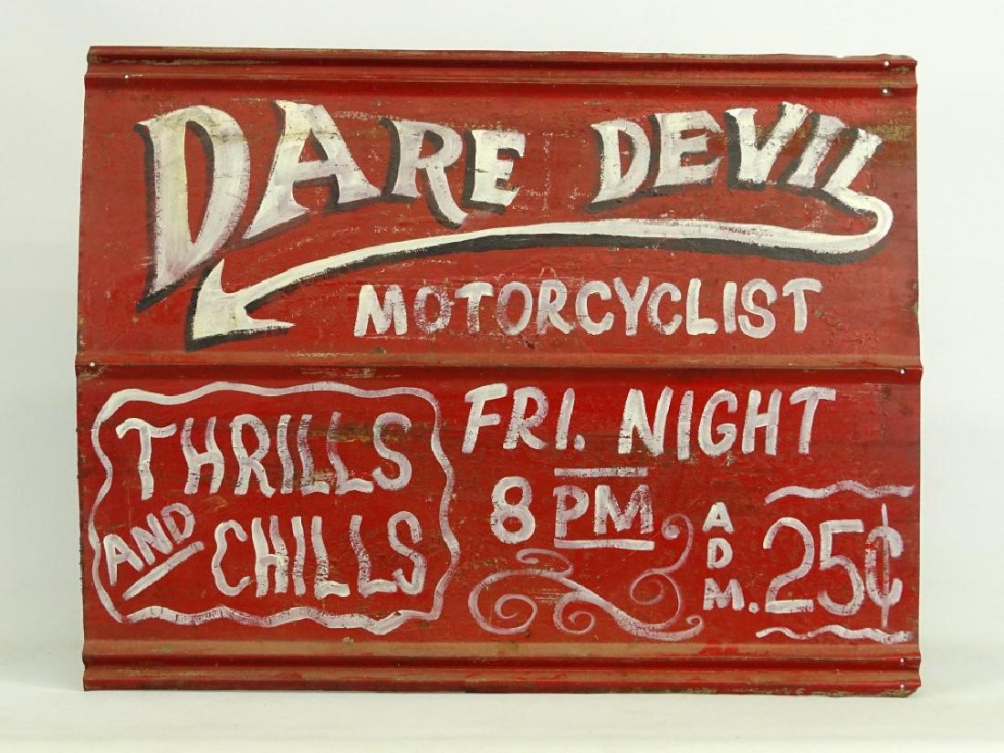 Dare Devil Motorcycle Sign (1 of 5)