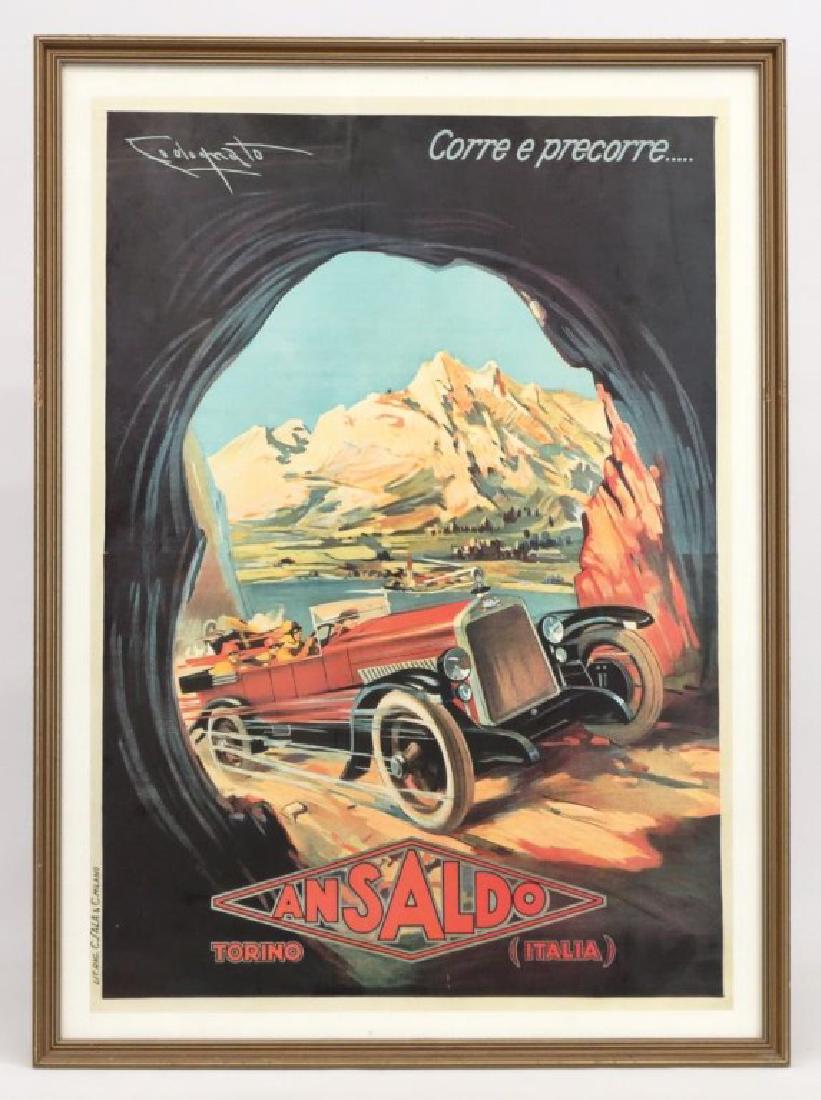 Poster: "ANSALDO / TORINO / ITALIA" (1 of 5)