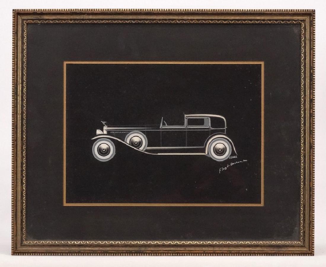 Original Isotta Fraschini Showroom Artwork (1 of 4)