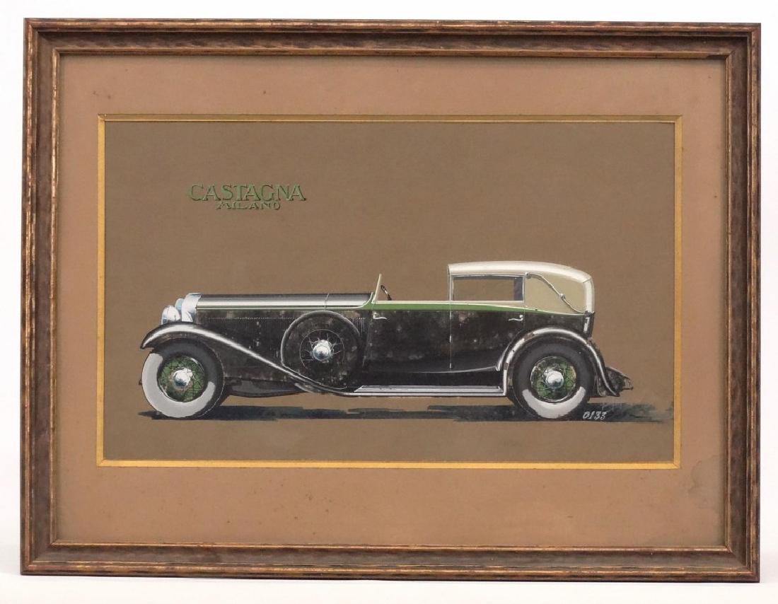 Original Isotta Fraschini Showroom Artwork (1 of 4)