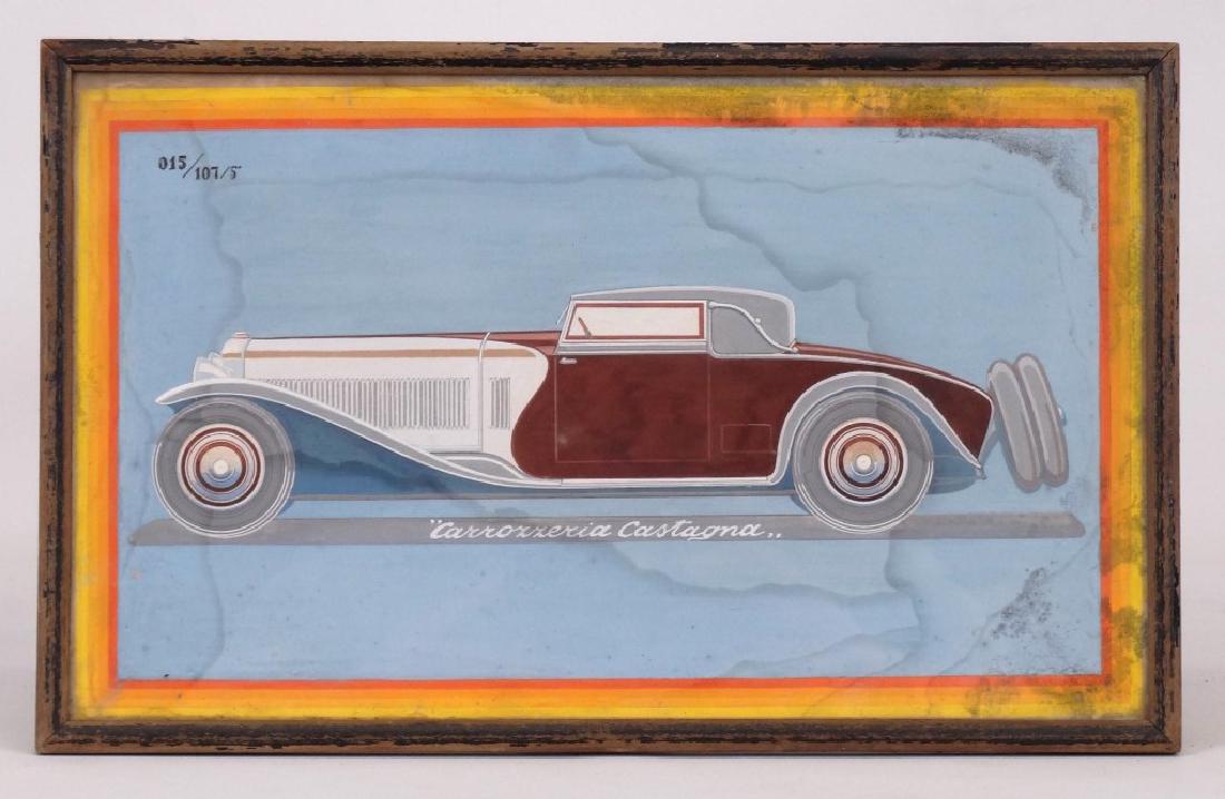 Original Isotta Fraschini Showroom Artwork (1 of 4)