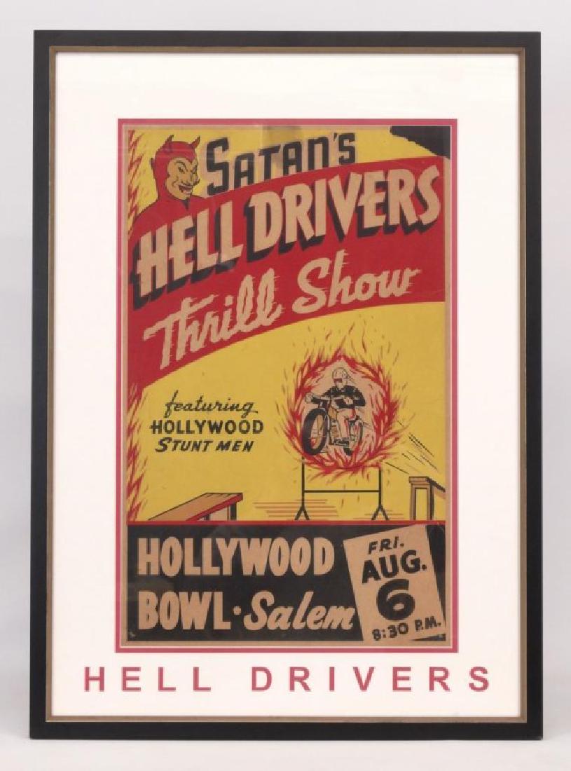 Satans Hell Drivers Thrill Show Poster (1 of 4)
