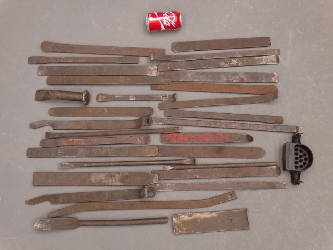 Antique Vehicle Tire Changing Tool Lot (1 of 3)