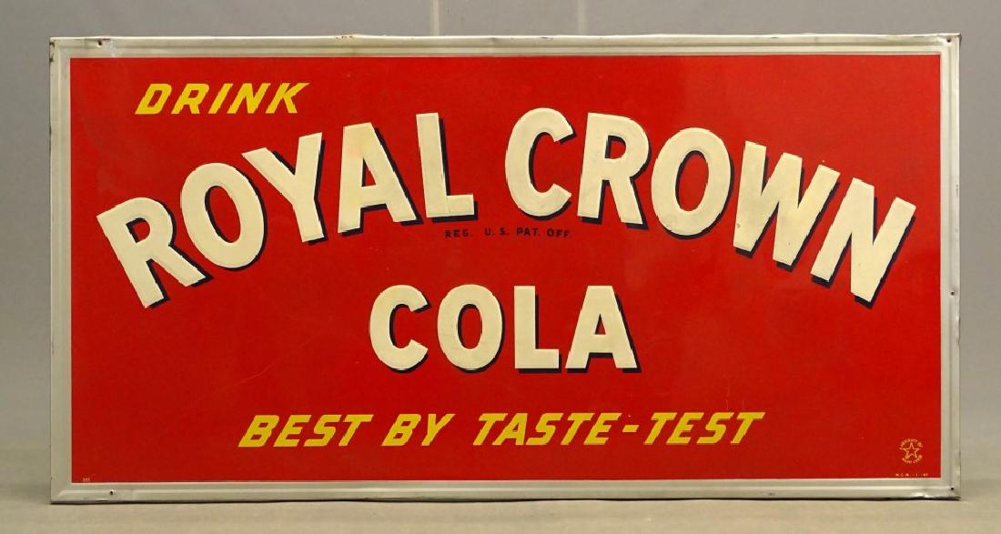 Royal Crown Cola Tin Sign (1 of 4)