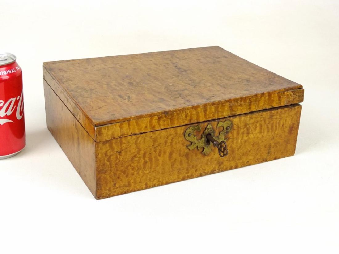 Tiger Maple Document Box (1 of 6)