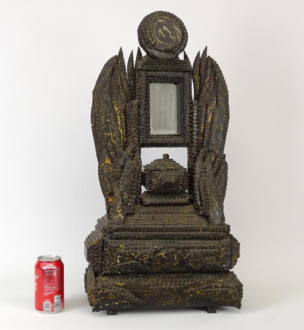 Tramp Art Dressing Mirror (1 of 10)