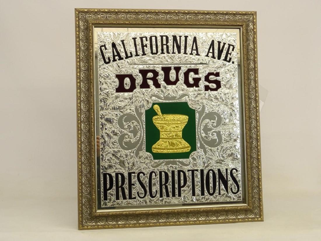 Reverse Painted Drug Store Sign (1 of 4)
