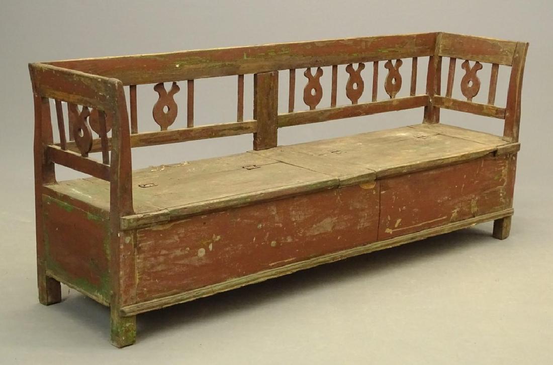 19th c. Continental Bench (1 of 7)