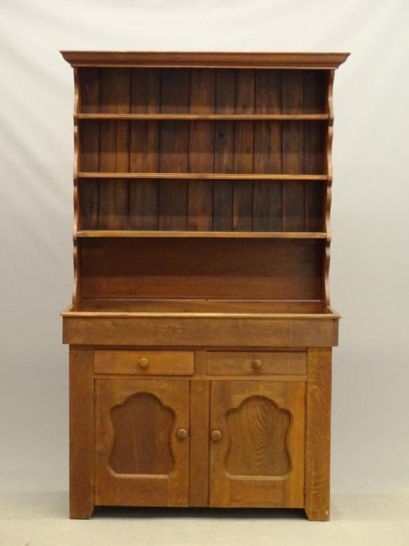 19th c. Pine Open Top Cupboard (1 of 6)