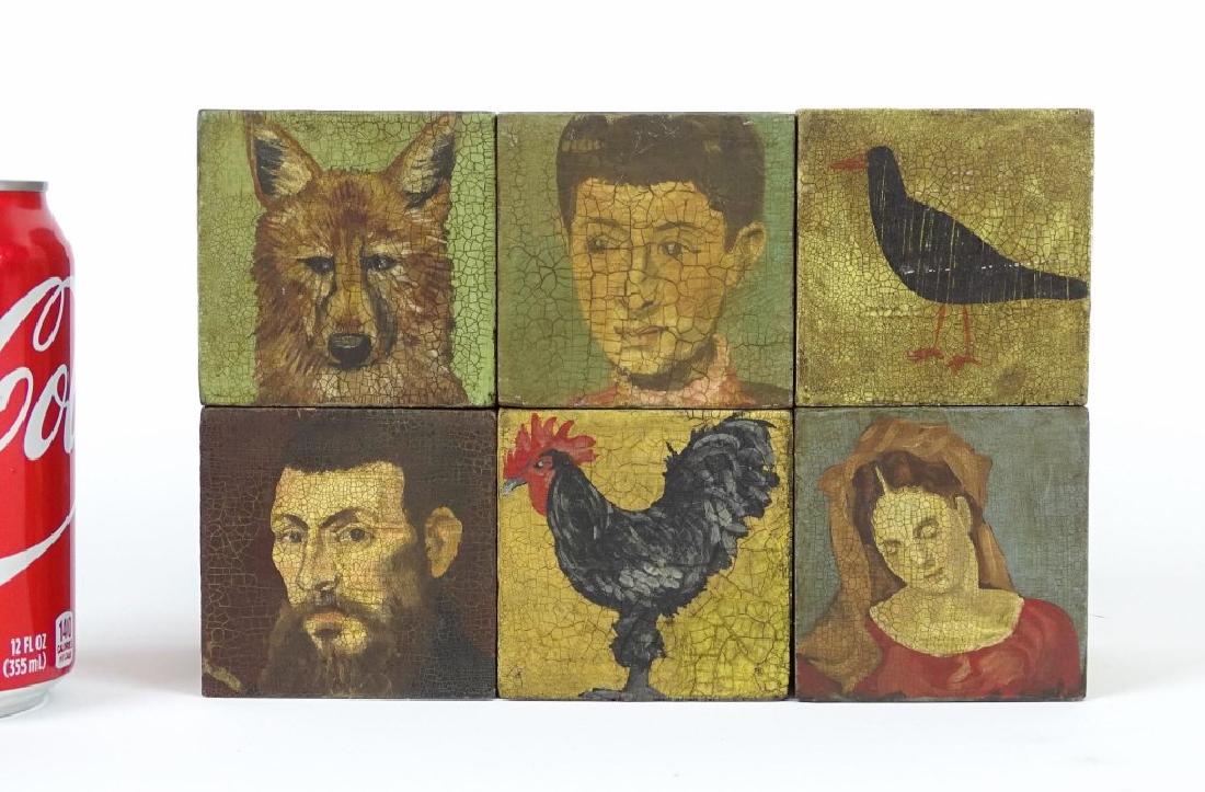 Hand Painted Decorative Blocks (1 of 13)