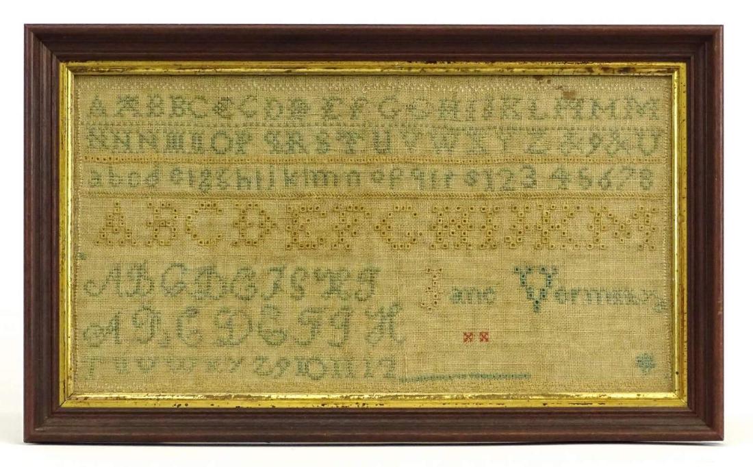 19th c. Sampler (1 of 5)