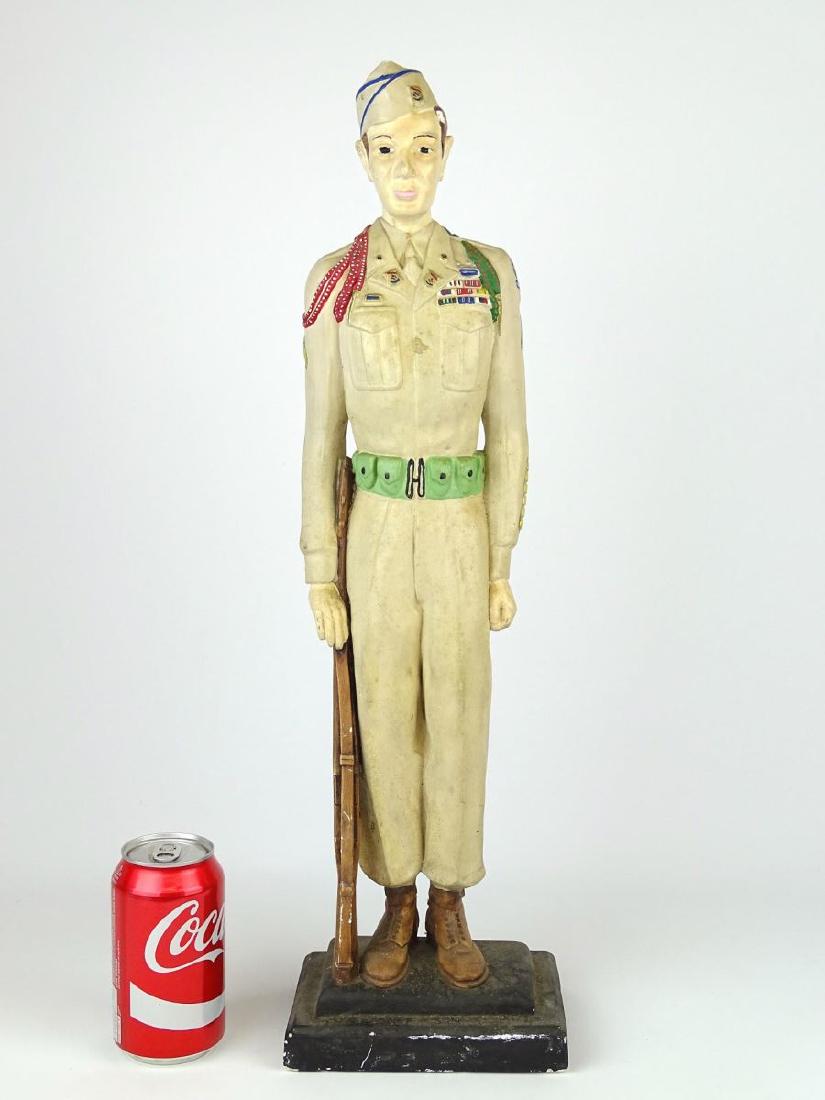 Chalkware Statue Of Soldier (1 of 12)