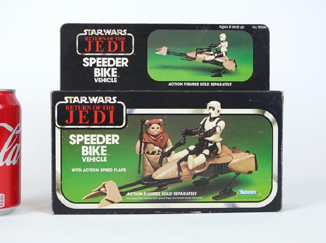 Vintage Star Wars Speeder Bike Vehicle In Box (1 of 6)