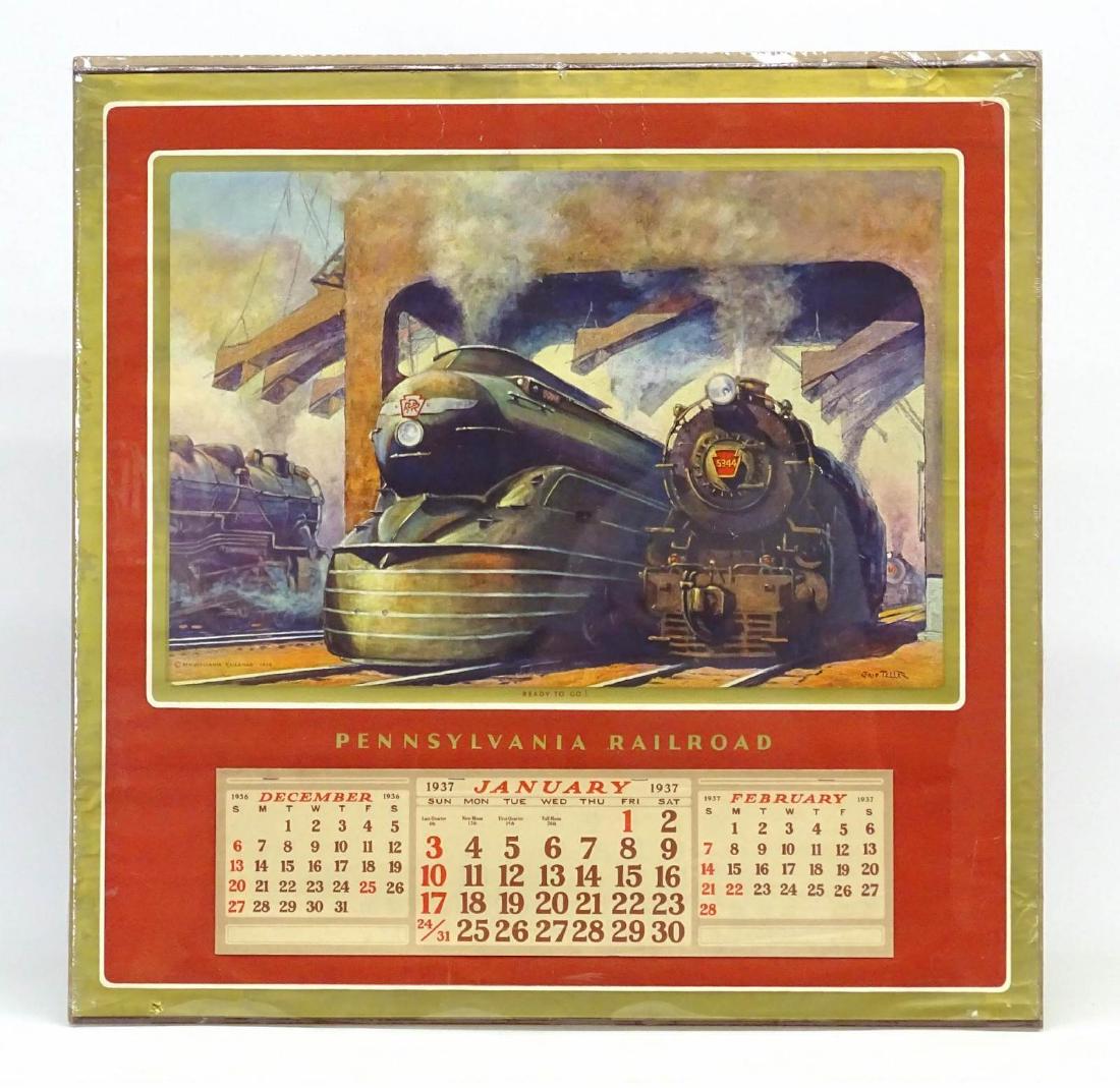 1937 Pennsylvania Railroad Calendar