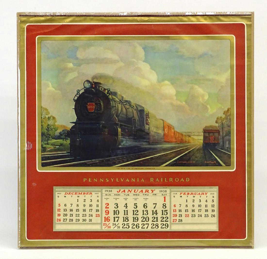 1938 Pennsylvania Railroad Calendar