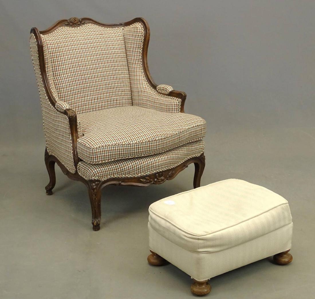 French Style Upholstered Chair (1 of 5)