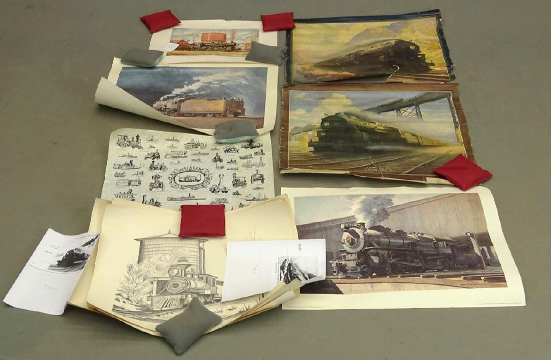 Train Poster Lot (1 of 9)