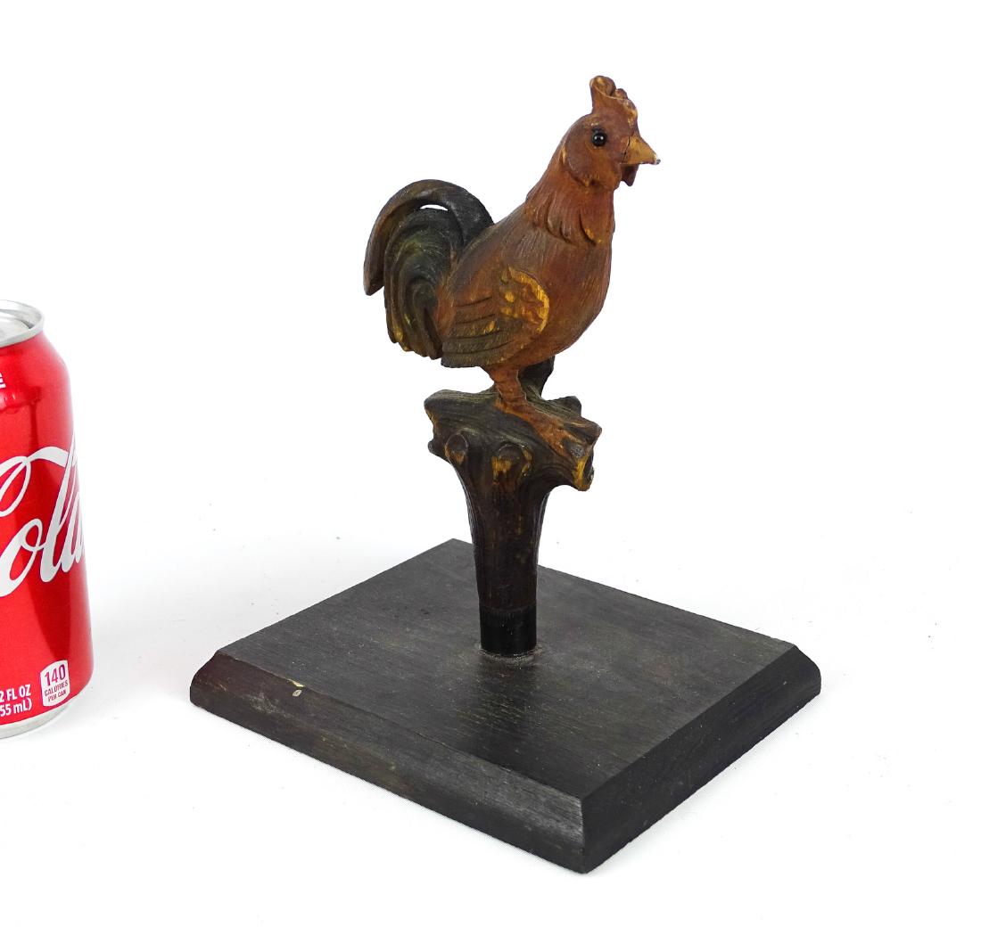 Folk Art Carved Rooster (1 of 5)