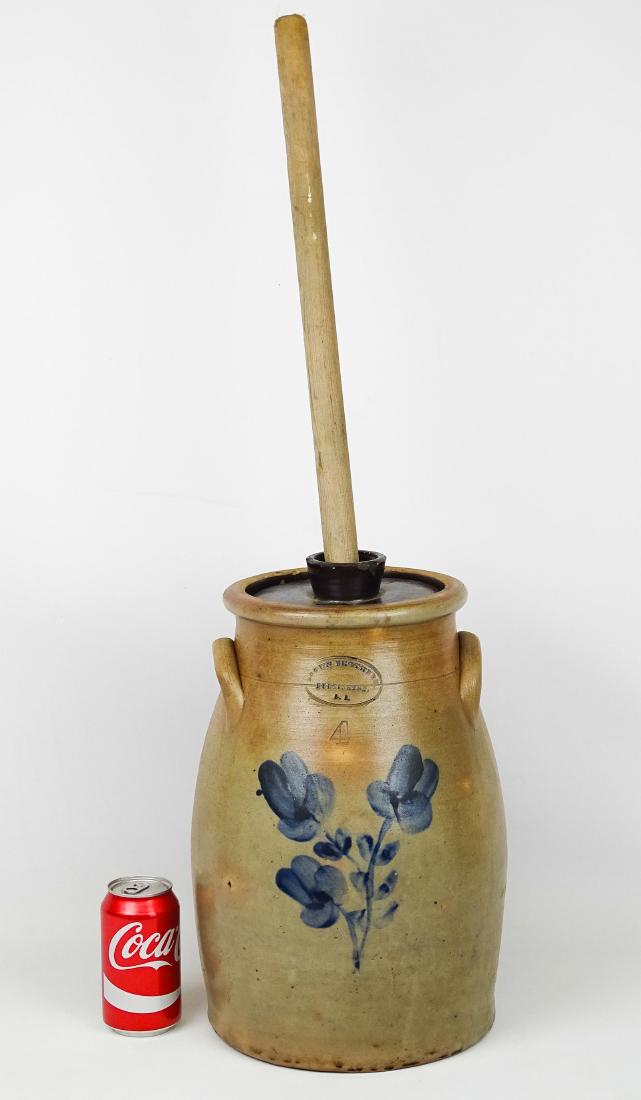 19th c. Stoneware Crock (1 of 5)