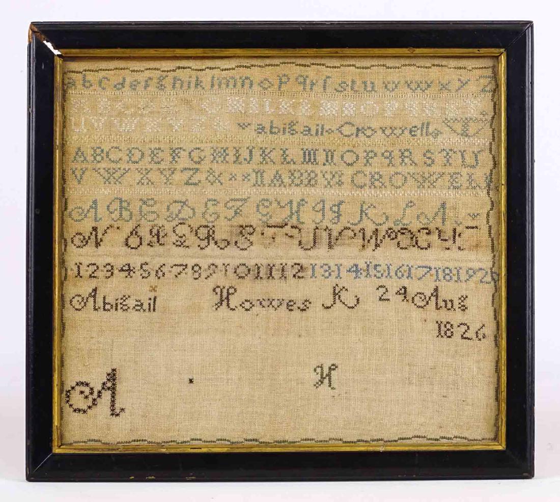 19th c. Needlework Sampler (1 of 5)