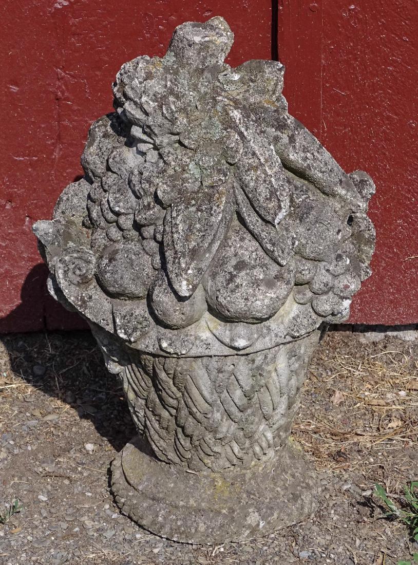 Cast Stone Basket (1 of 2)