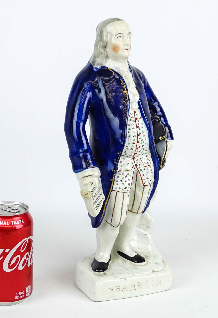 19th c. Ben Franklin Staffordshire Figure (1 of 8)