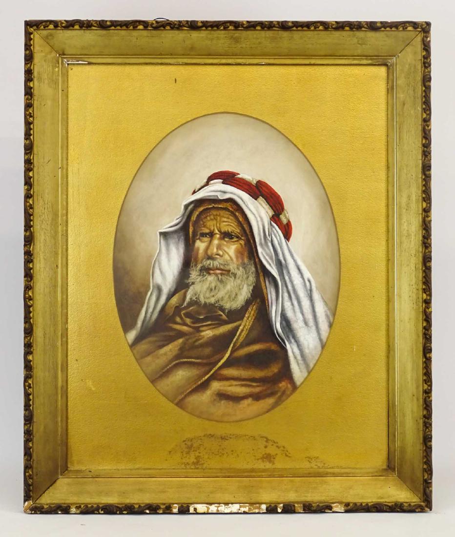 Orientalist School, 19th c. Portrait Of A Man (1 of 6)