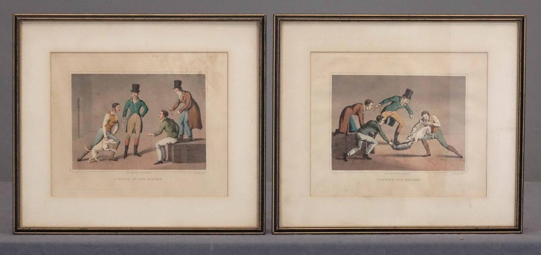 Pair Early English Sporting Prints (1 of 12)