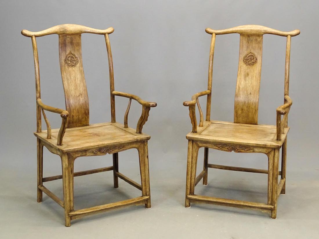 Pair Asian Armchairs (1 of 5)