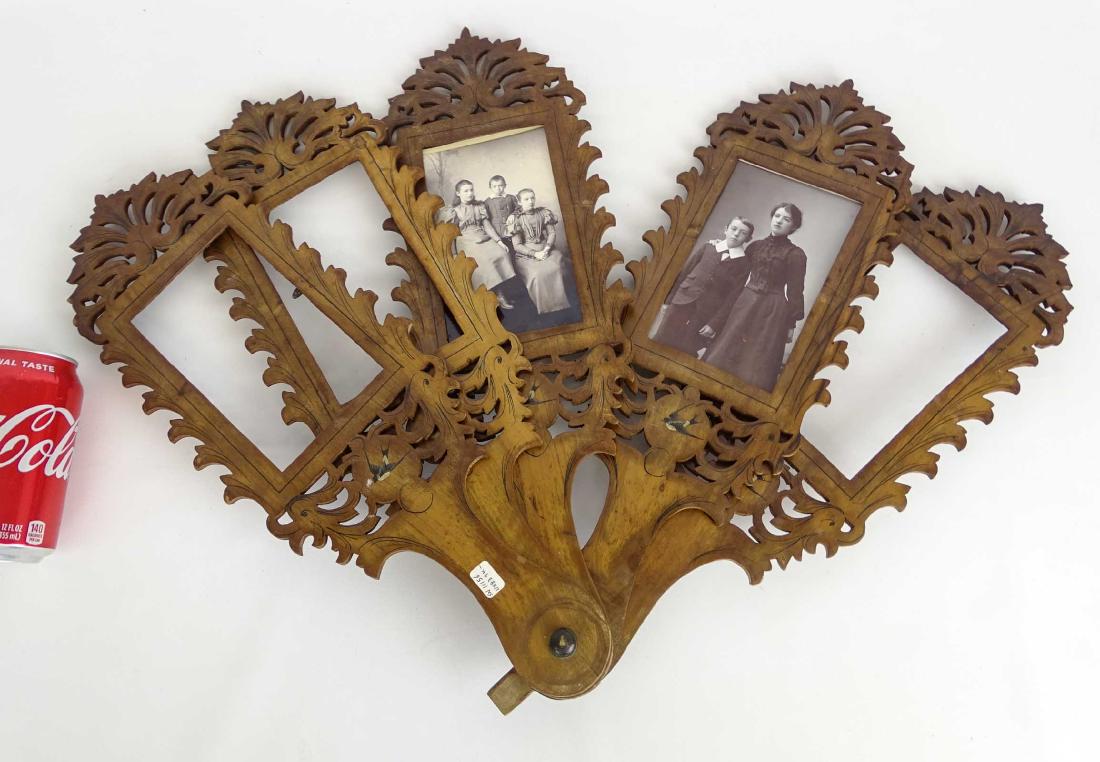 19th c. Photograph Fan Frame (1 of 6)