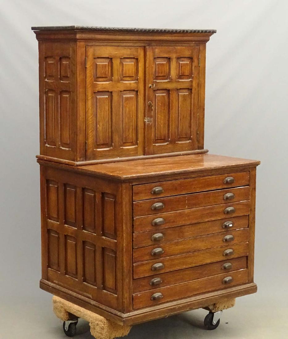 C. 1900 Oak Map Flat File (1 of 4)