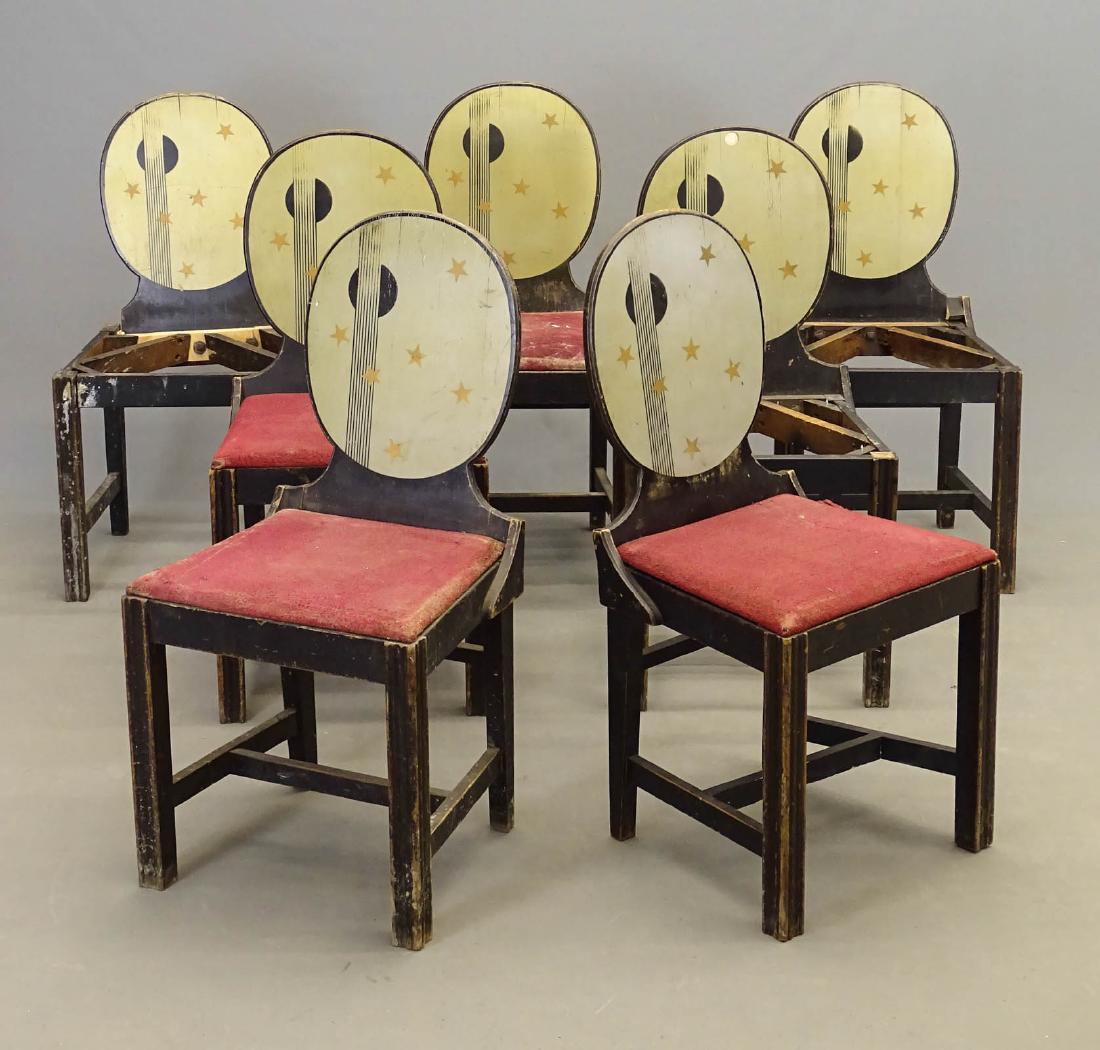 Set Of Art Deco Chairs (1 of 6)