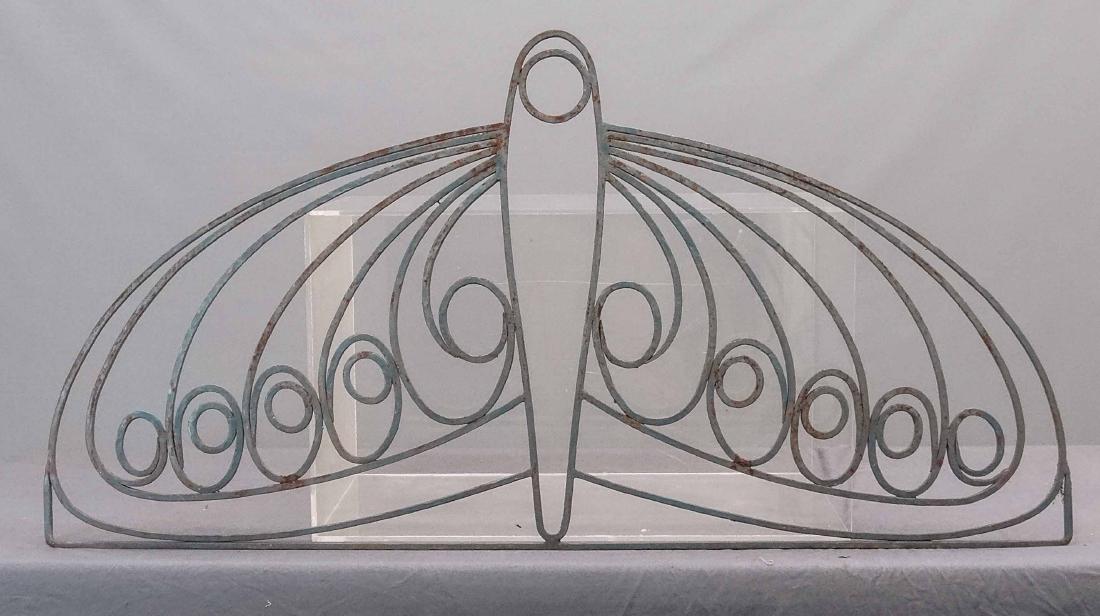 Art Deco Wrought Iron Window Grate (1 of 4)