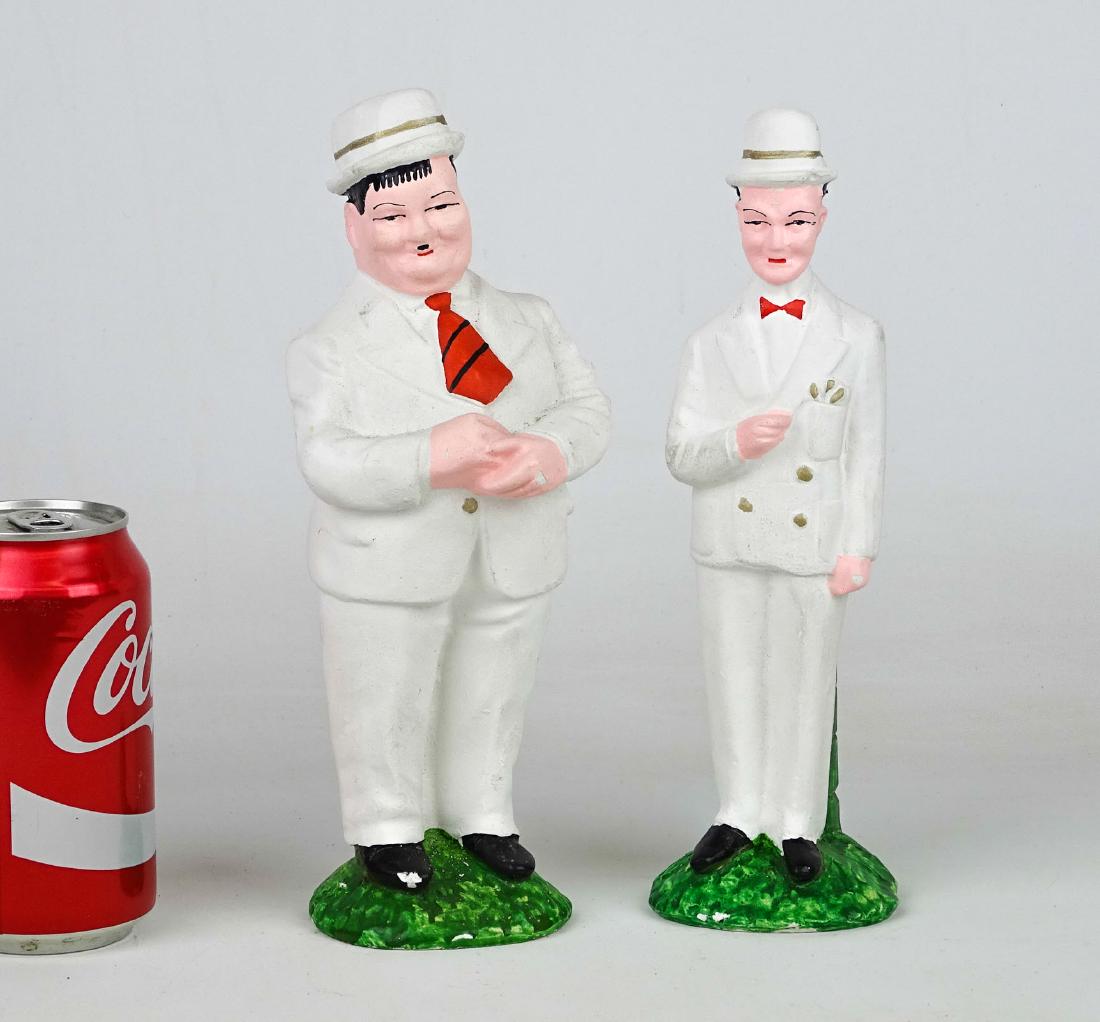 Laurel & Hardy Chalkware Statues (1 of 3)