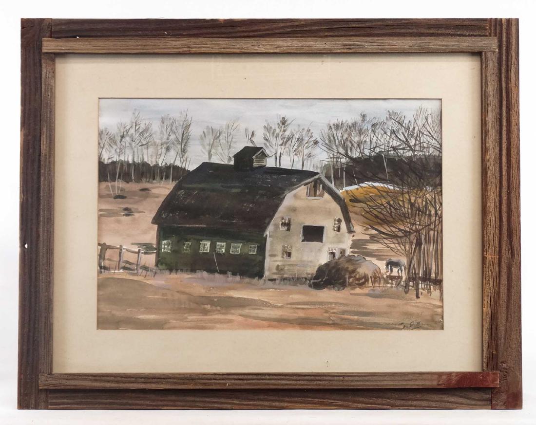 American School, Barn Scene (1 of 3)