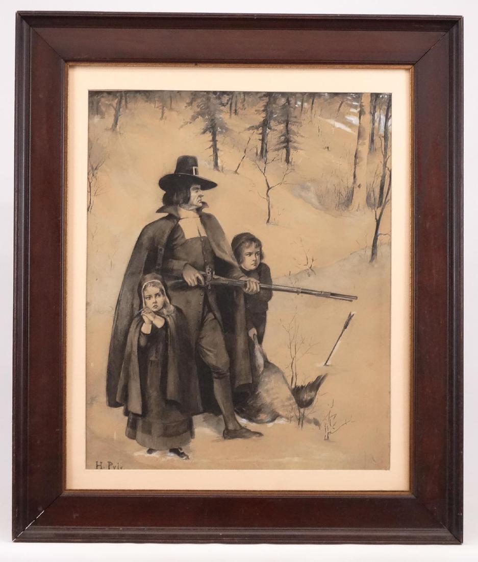 Attributed To Howard Pyle (1853-1911) (1 of 3)