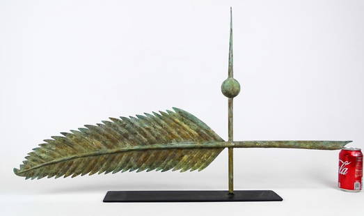 Quill Weathervane: Quill weathervane. Base included. 36" x 19 3/4".