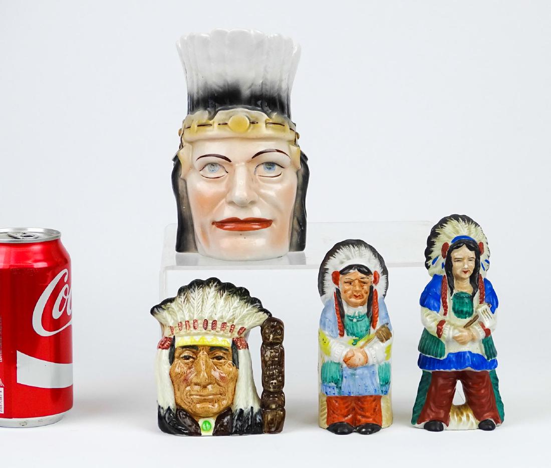 Native American Pitchers, Matchsafe, Figurine (1 of 4)