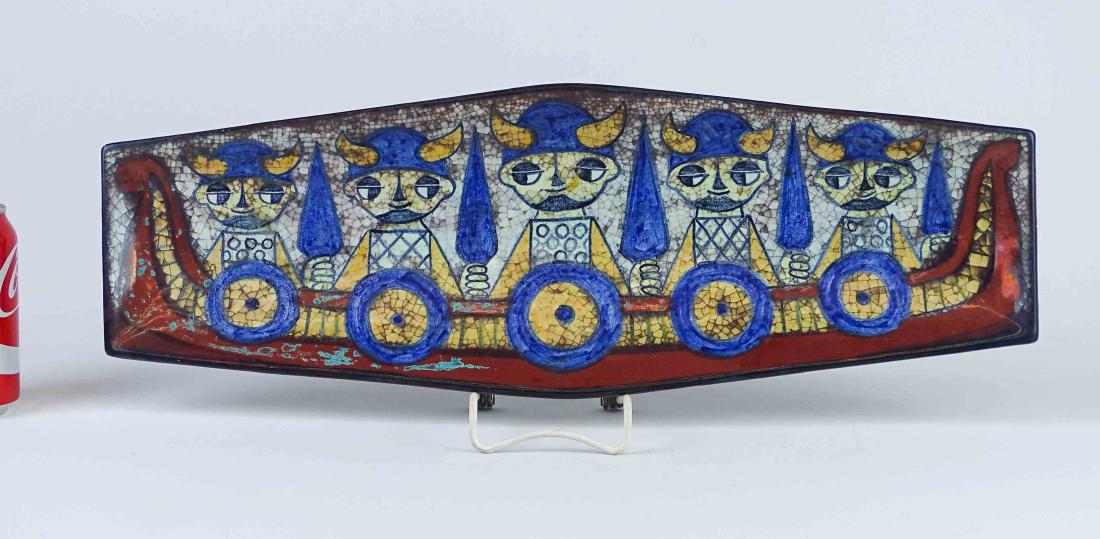 Danish Modern Ceramic Tray (1 of 3)