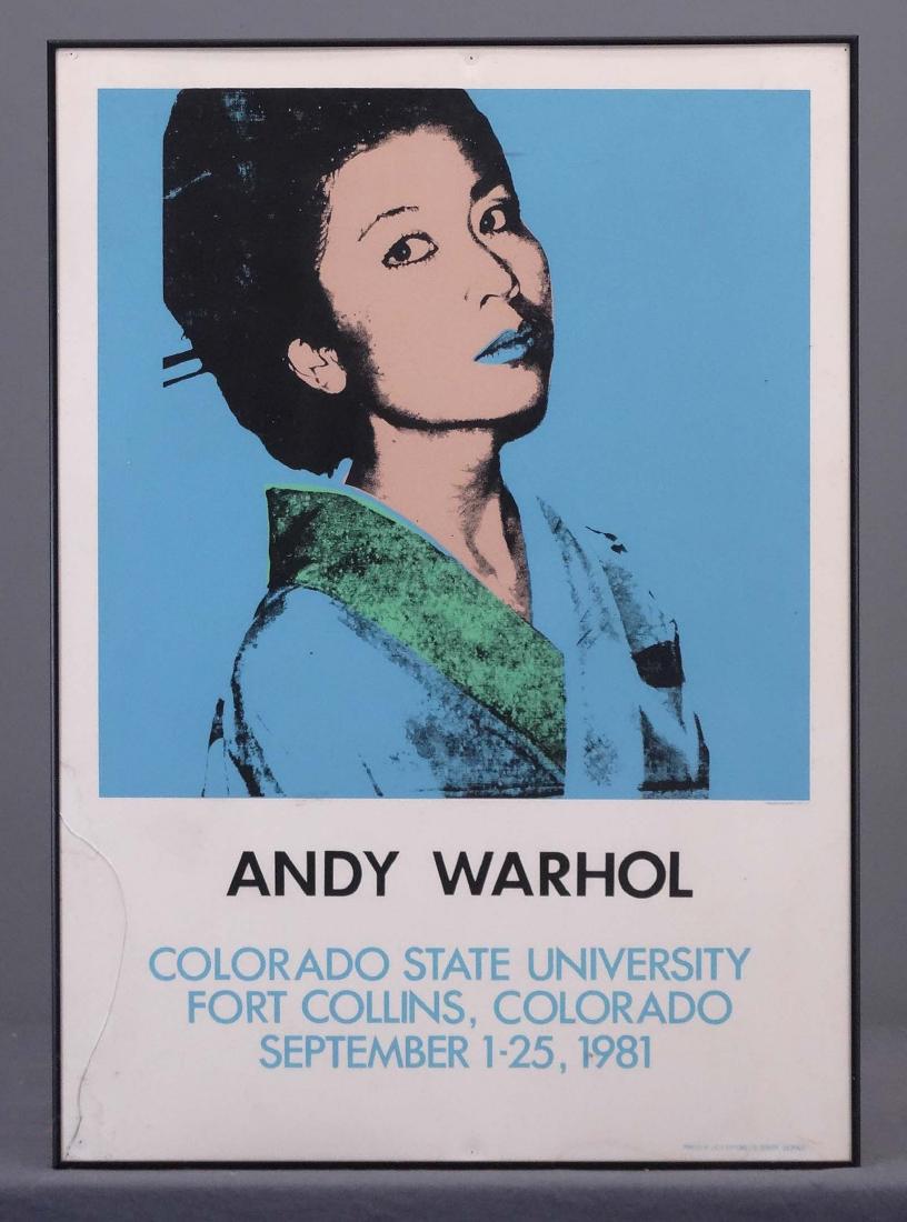 Andy Warhol Exhibition Poster (1 of 4)