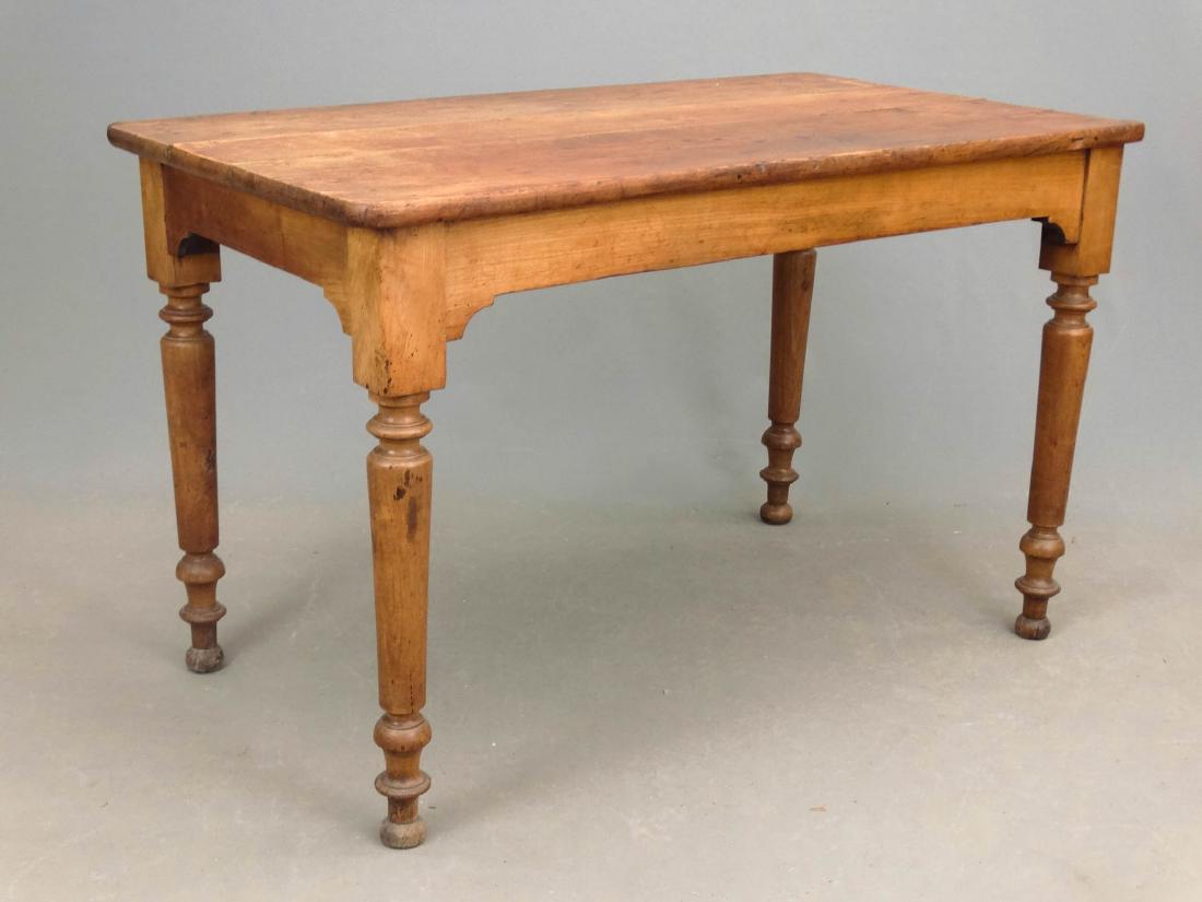 19th c. French Work Table: 19th c. French work table. 47" x 27" x 29 1/2".