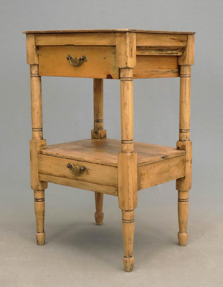 19th c. Pine Side Table (1 of 5)