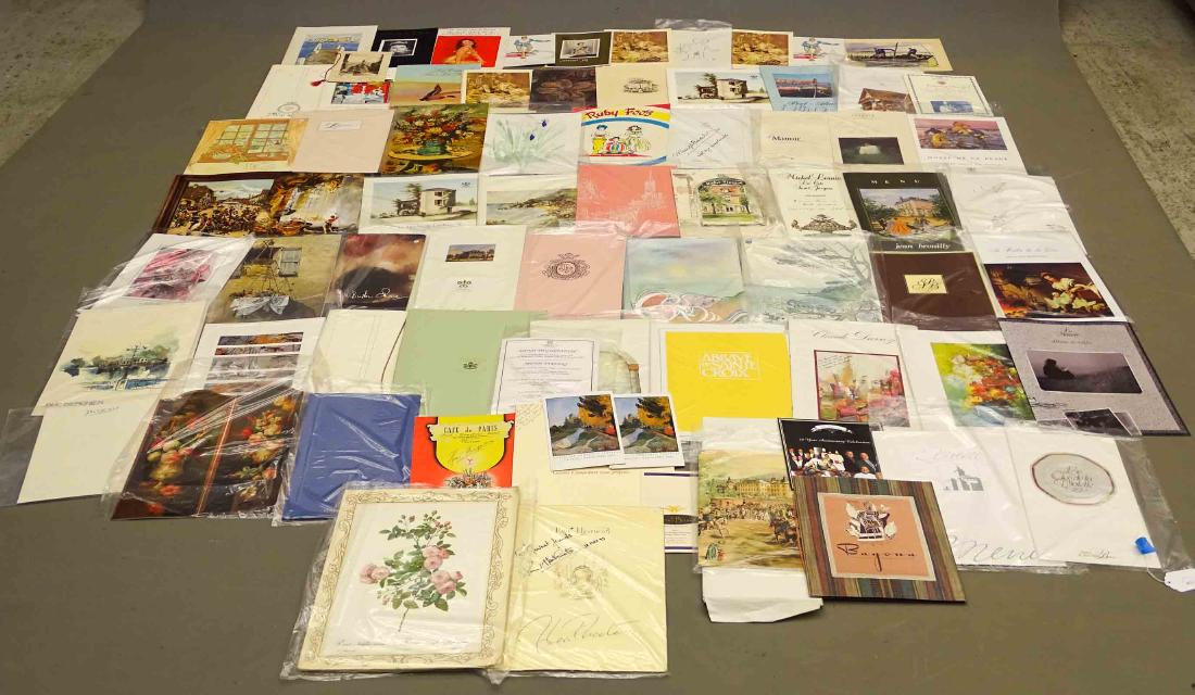 Collection Of French Restaurant Menus (1 of 9)