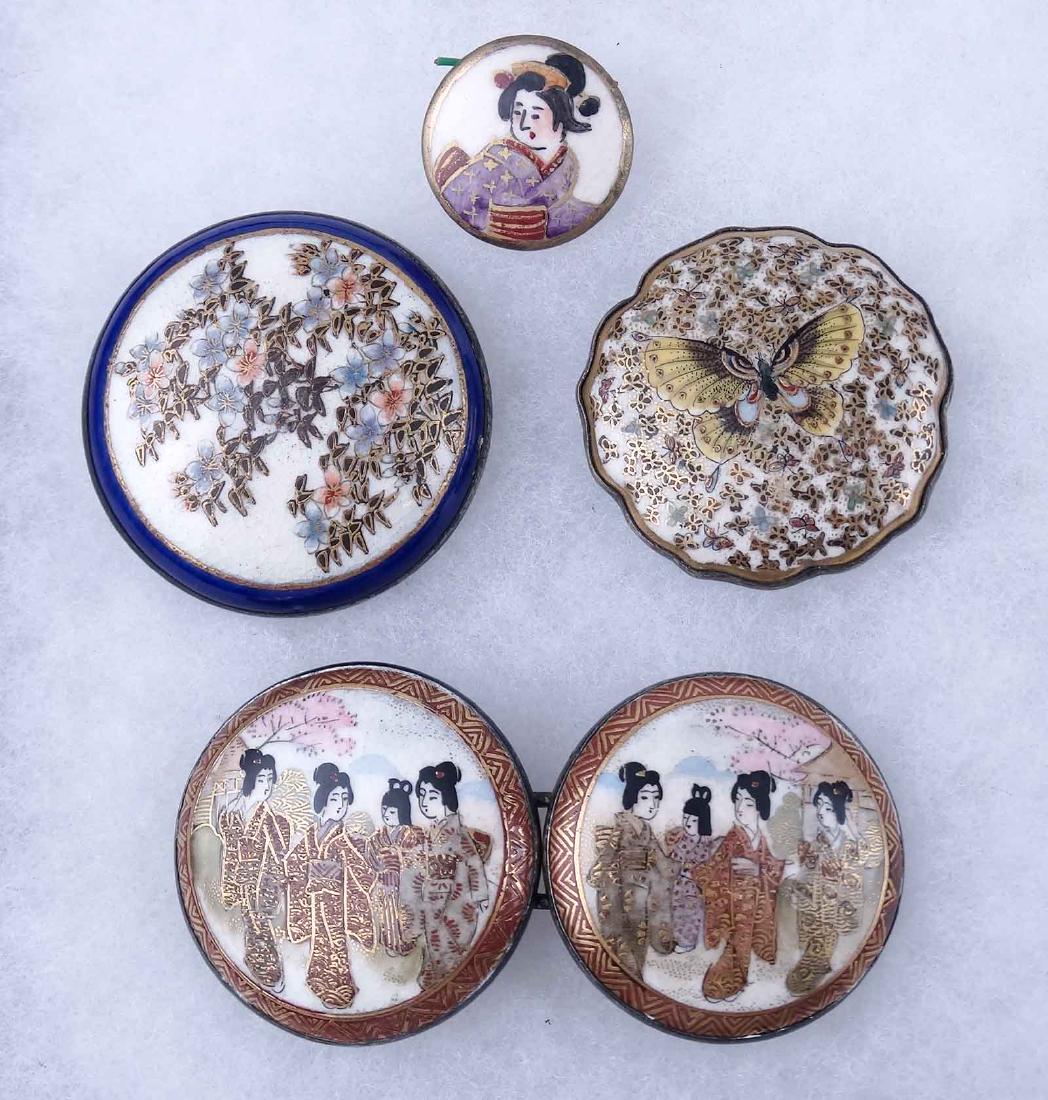 Satsume Buckles & Buttons c. 1880-1900 (1 of 7)