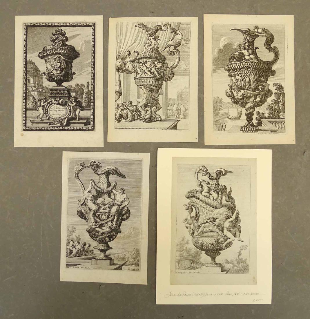 Baroque Vase Engravings By Le Pautre (5) (1 of 7)